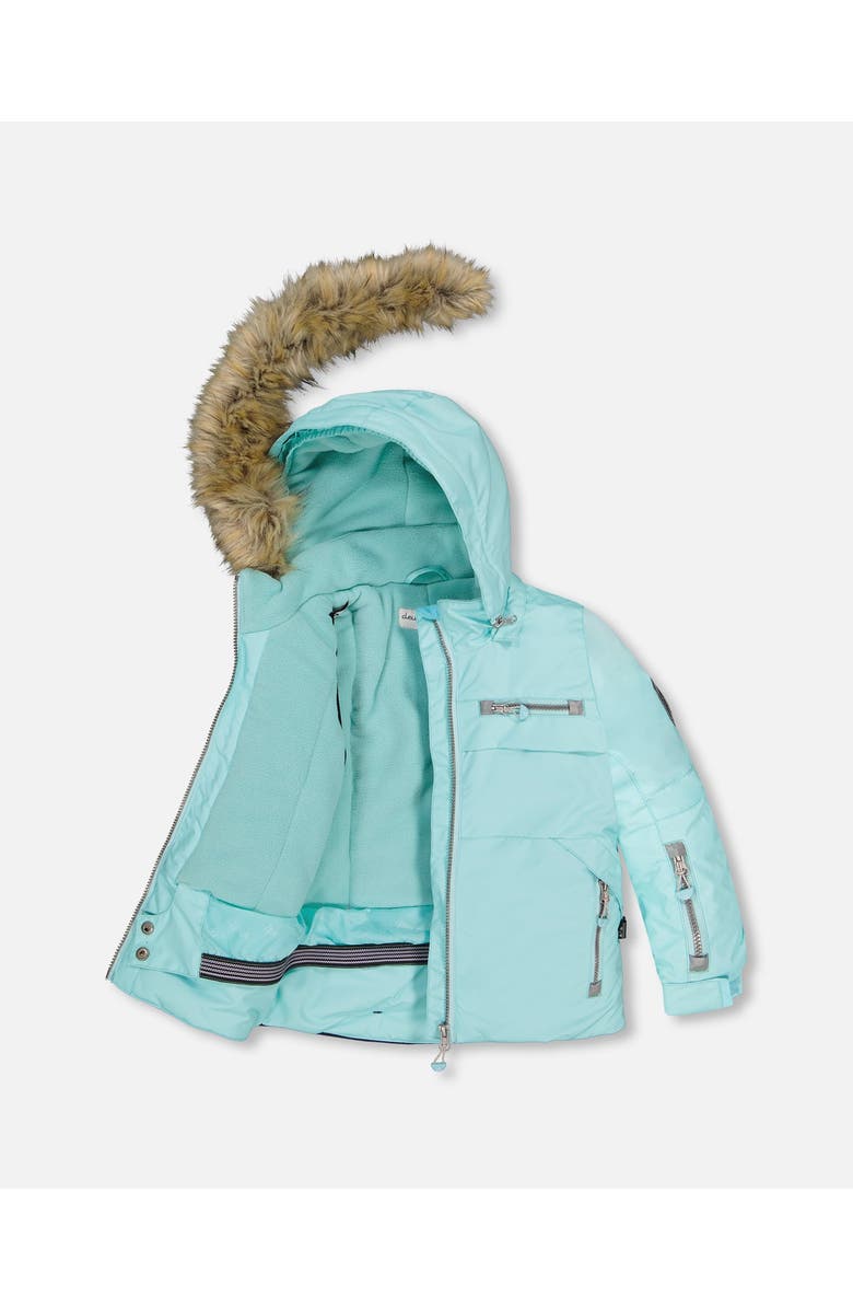 Deux par Deux Two-Piece Play Snowsuit Flower, Alternate, color, Blue