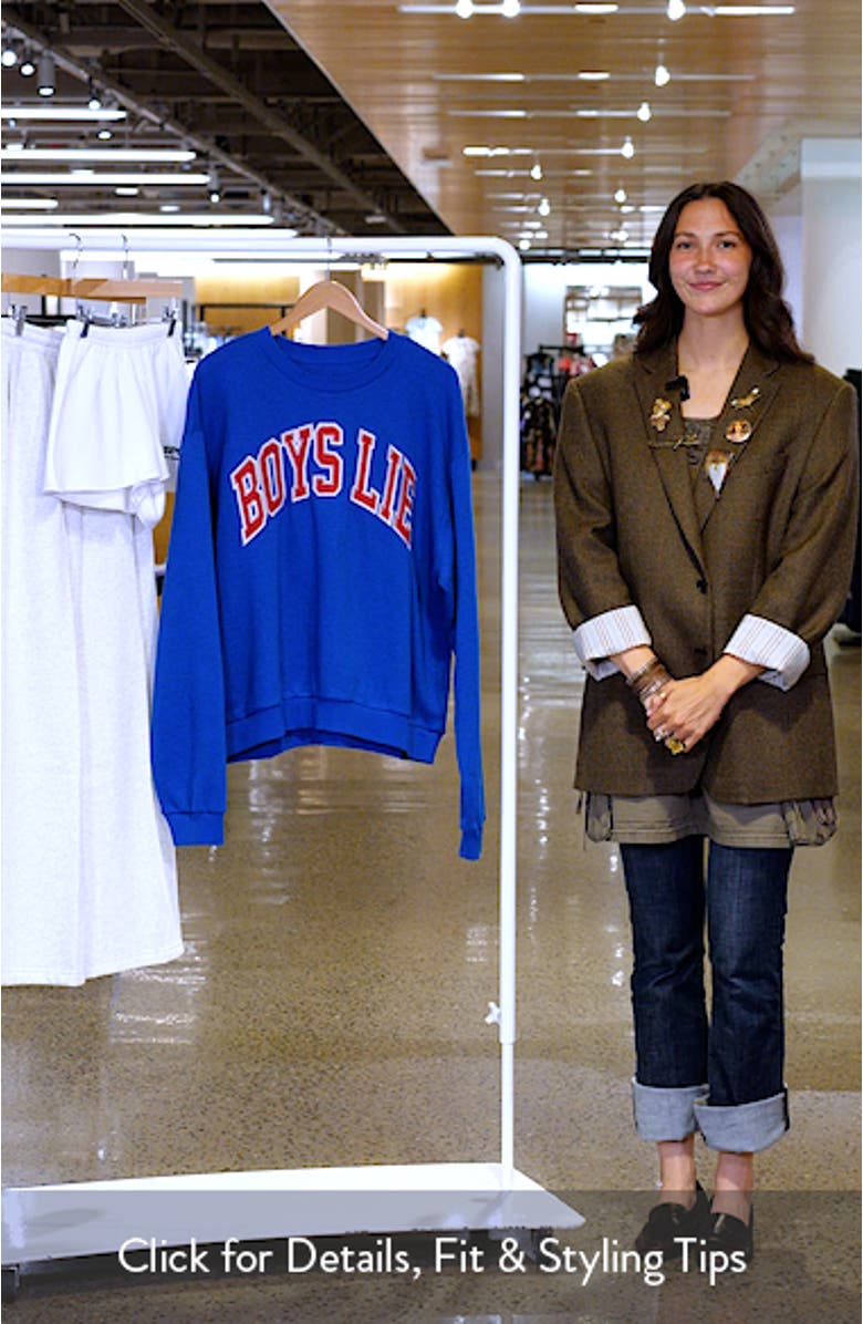 Game Changer Kara Graphic Sweatshirt, sales video thumbnail