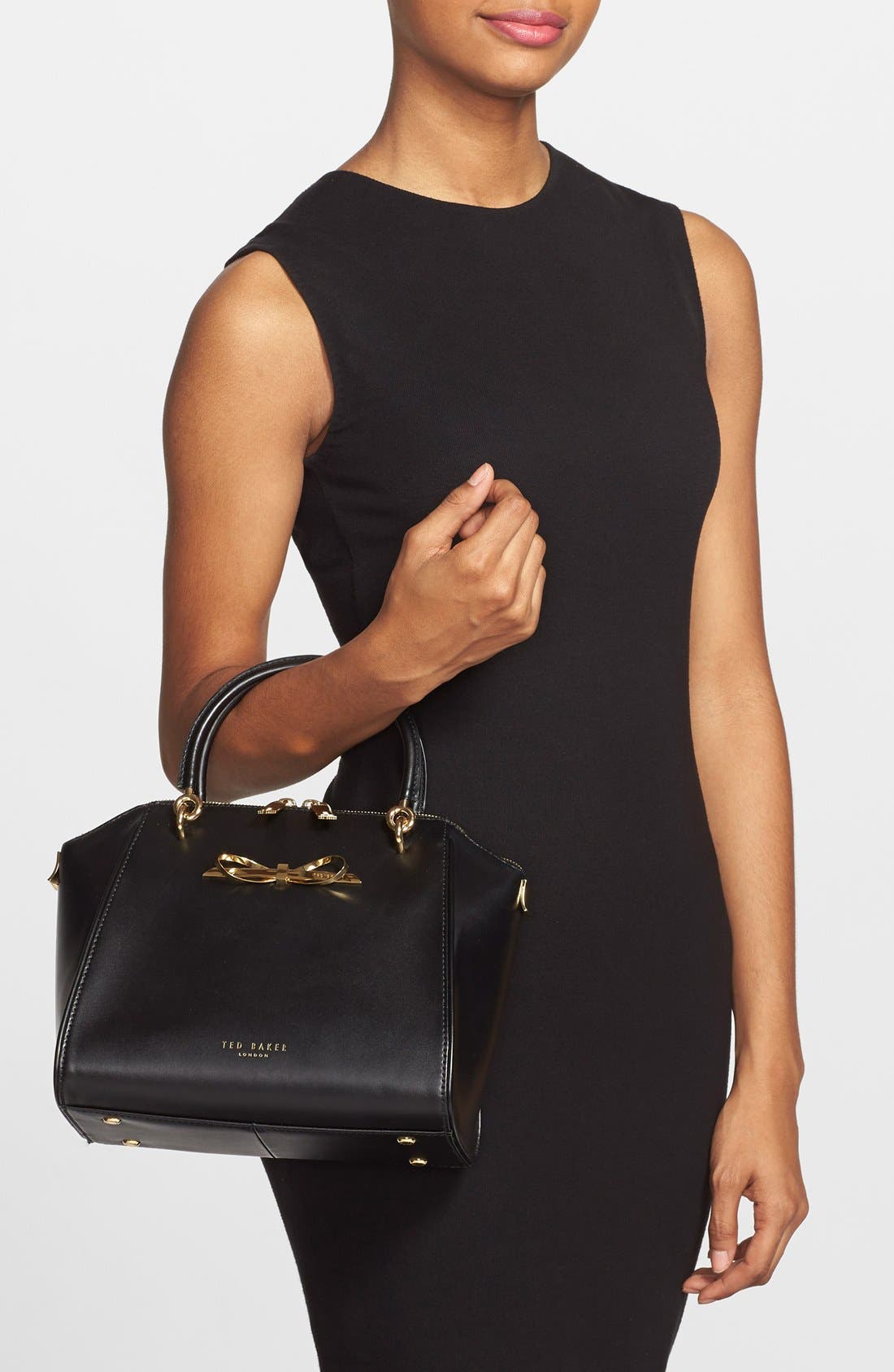 Ted Baker London 'Small' Slim Bow Tote, Alternate, color, 