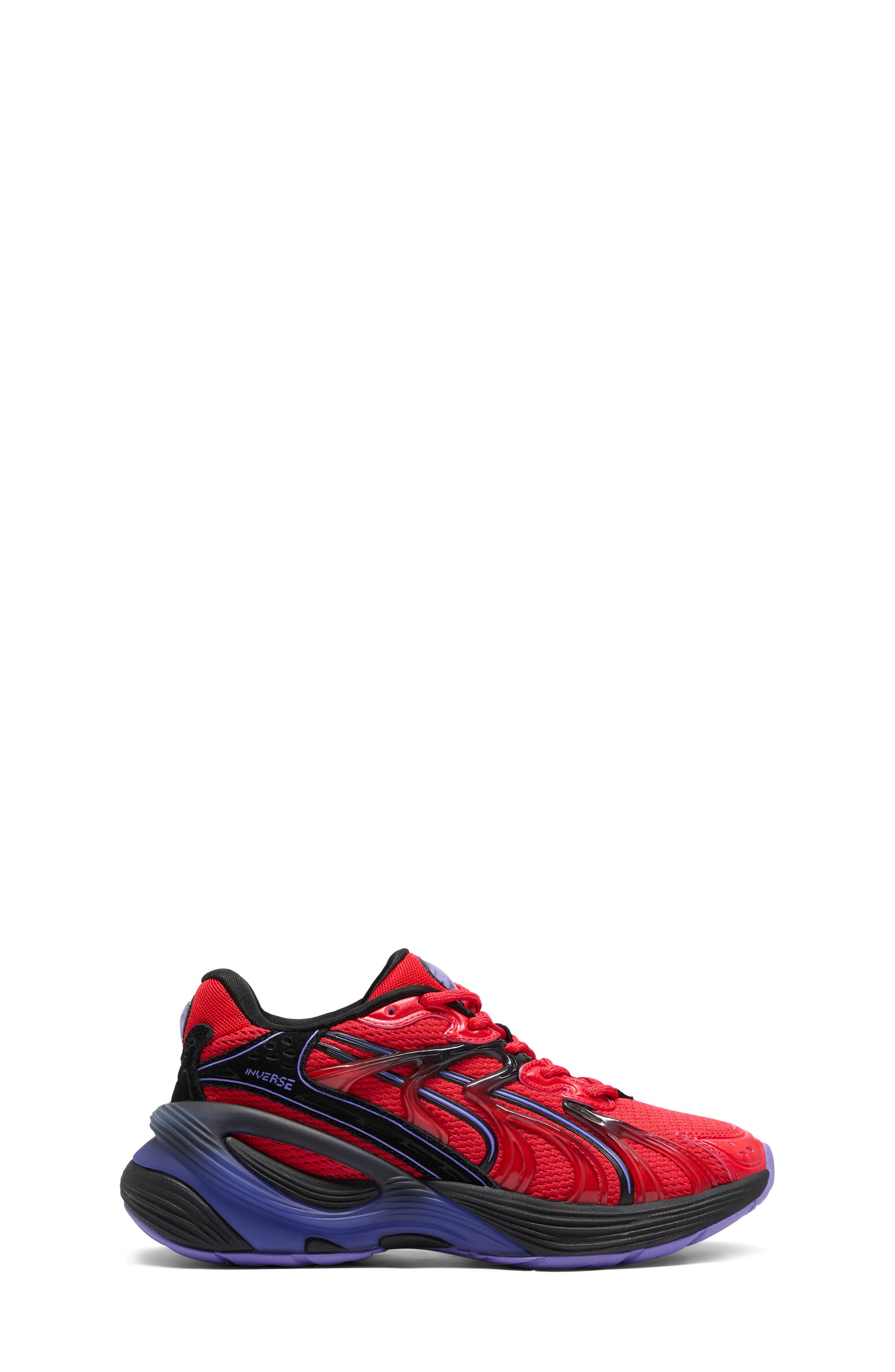 Kids' Inverse Sneaker, Alternate, color, PUMA RED/ DARK AMETHYST/ BLACK