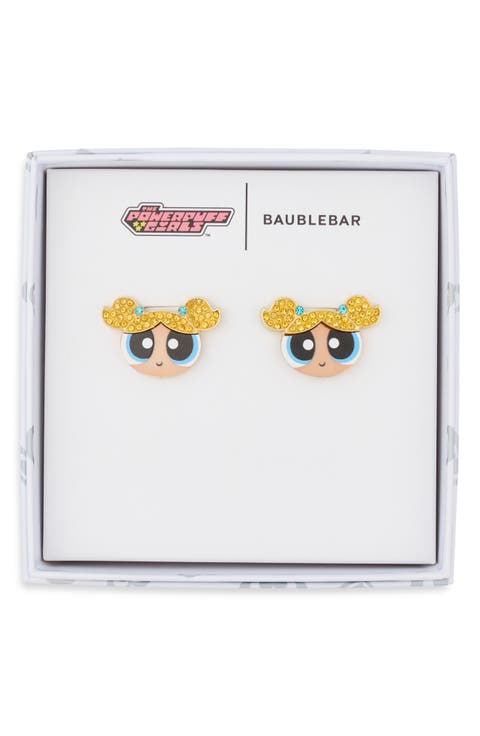 Powerpuff Girls Bubbles Stud Earrings