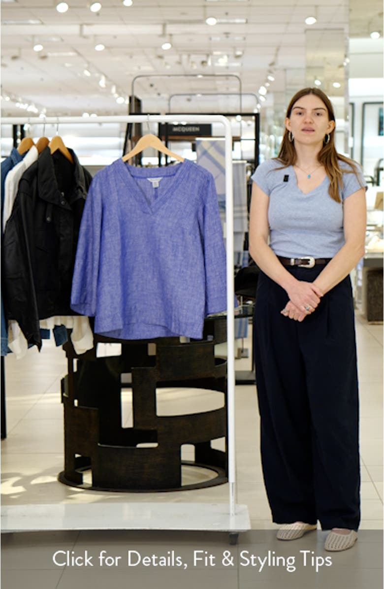 Coastalina Linen Top, sales video thumbnail