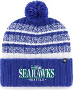 '47 Men's '47 Royal Seattle Seahawks Region Cuffed Knit Hat with Pom