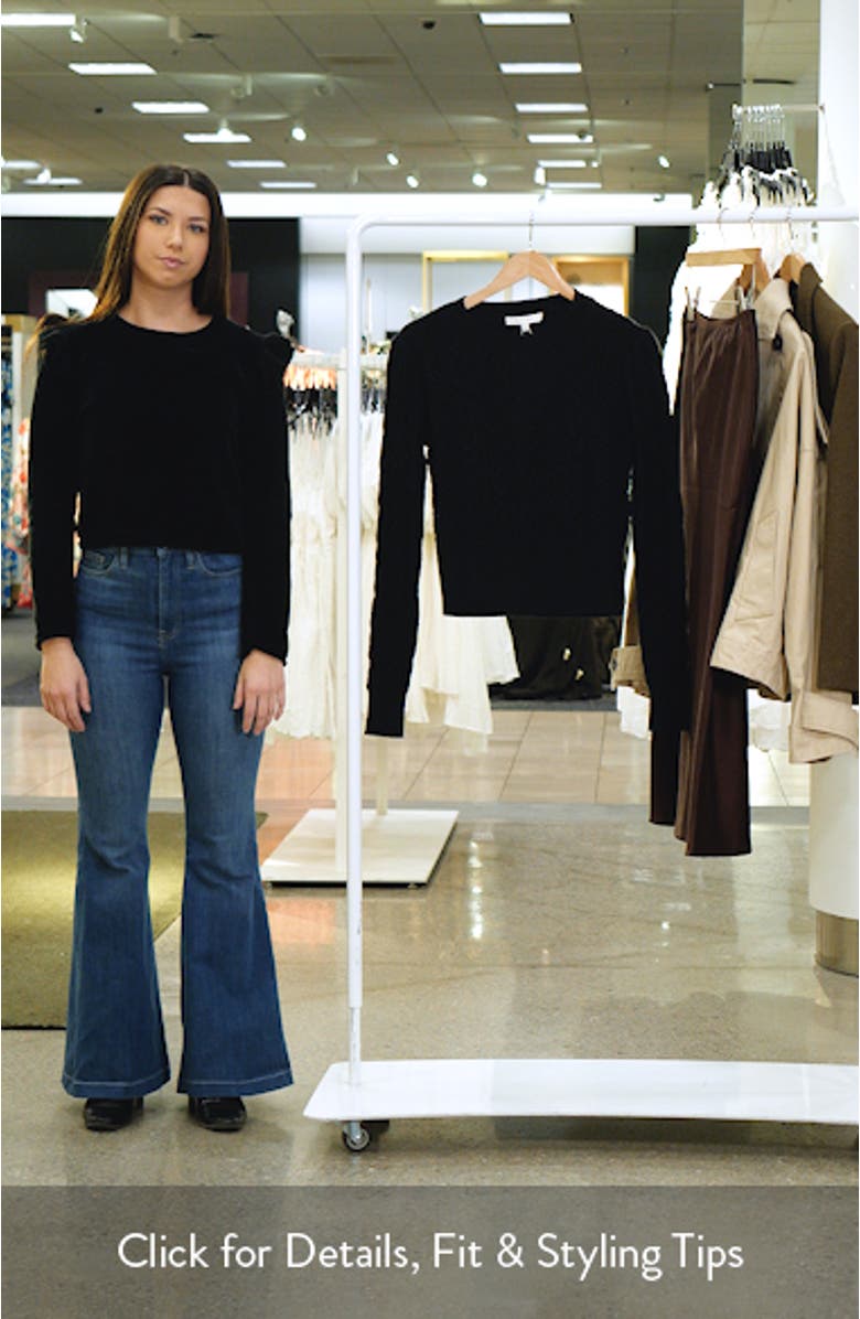 The Esther Cable Stitch Crop Sweater, sales video thumbnail