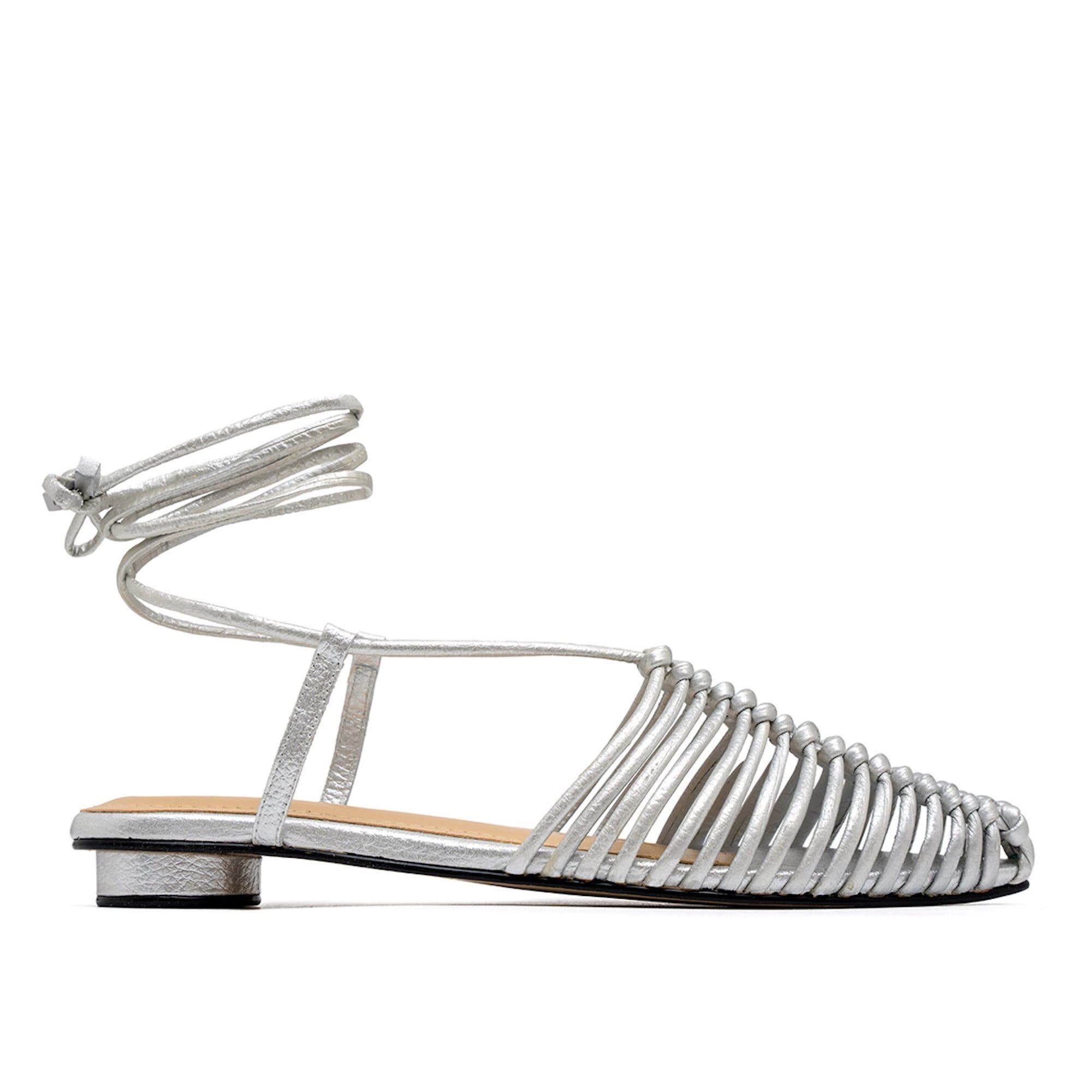 Letha Sandals, Main, color, Silver