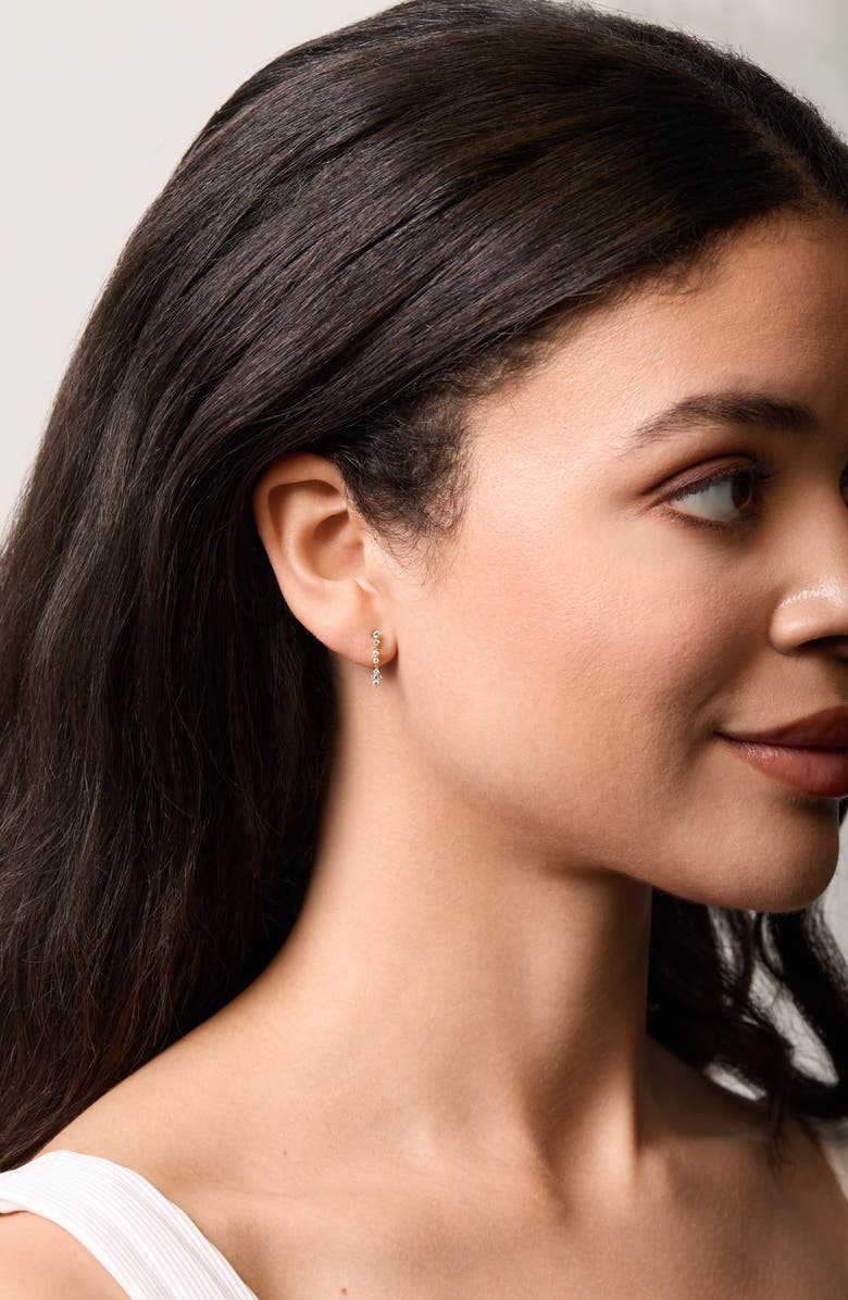 Bony Levy Rita Diamond Linear Drop Earrings, Alternate, color, 18K Yellow Gold