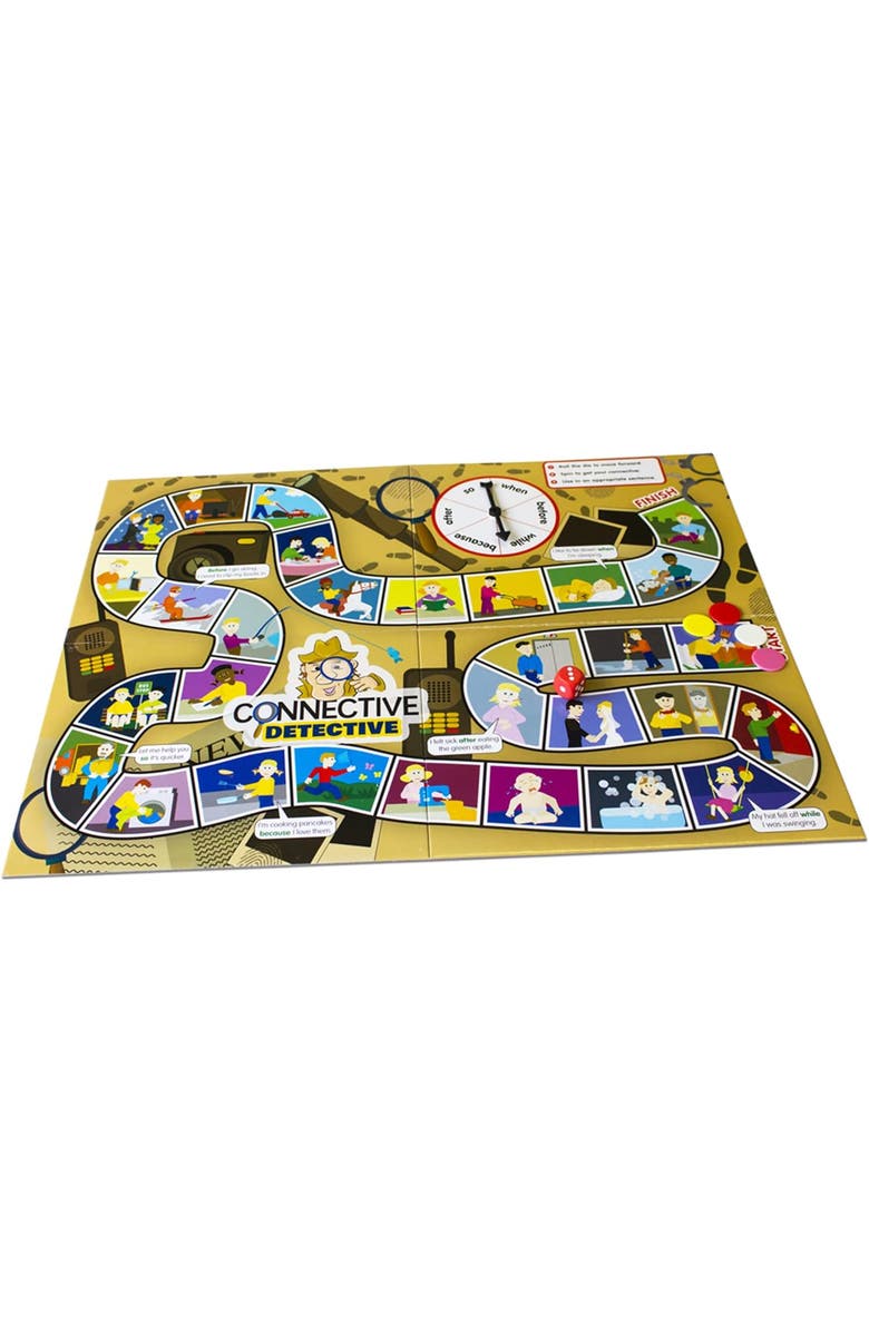 Junior Learning 6 Grammar Games, Language Arts Board Game for Ages 7-9, Grade 2-3, Alternate, color, Multicolored