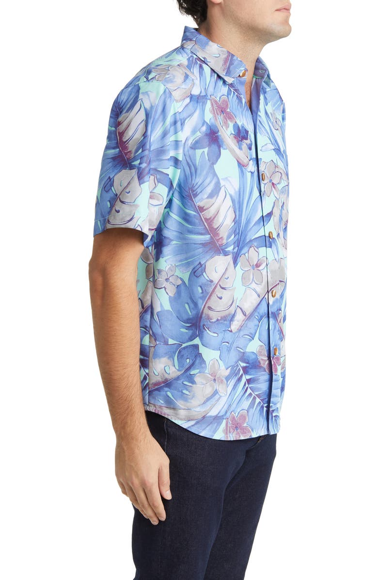 Tommy Bahama Coconut Point Forever Fronds Short Sleeve Button-Up Shirt, Alternate, color,