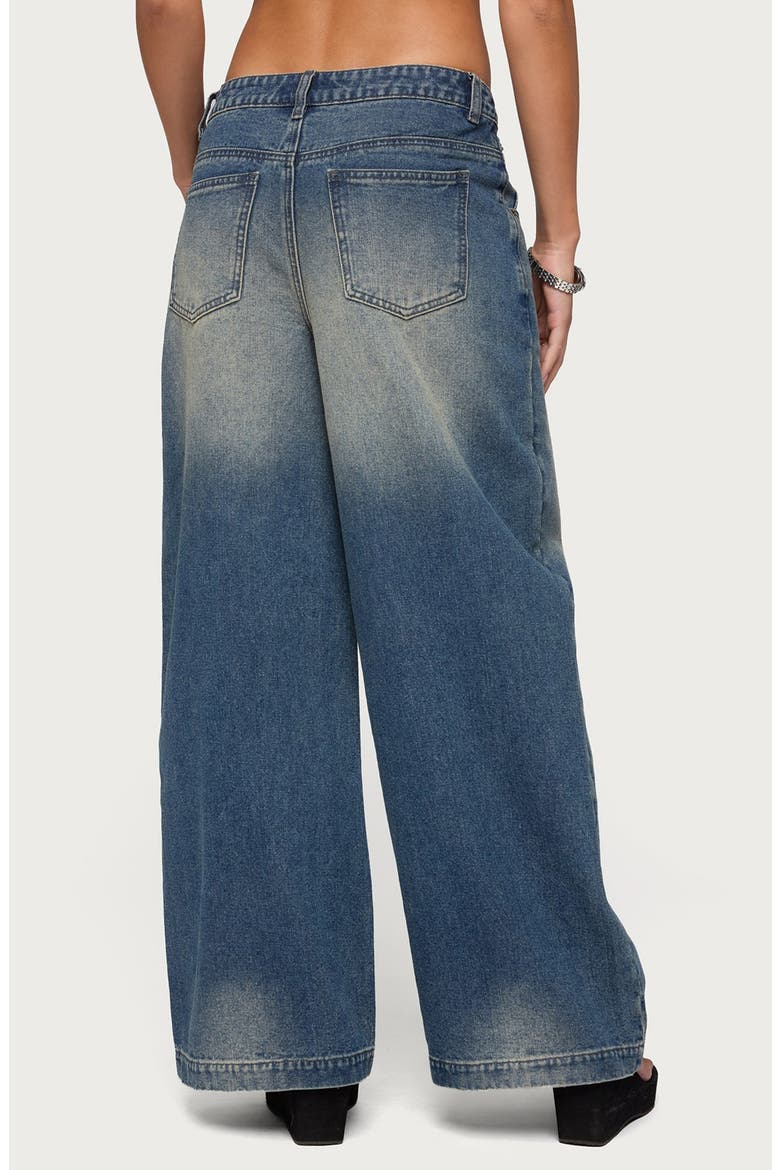 Sabira Low Rise Baggy Jeans, Alternate, color, BLUE-VINTAGE-WASHED