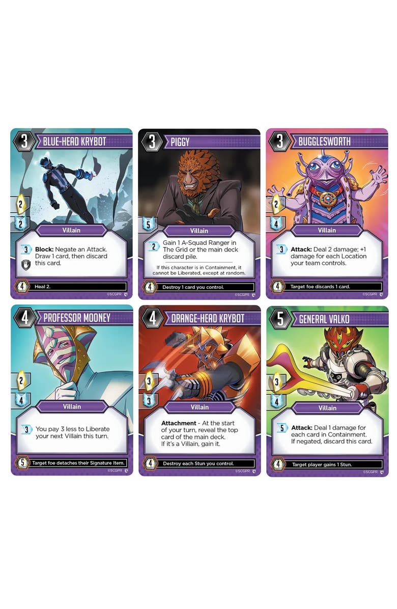 Renegade Game Studios Power Rangers Deckbuilding Game S.P.D. To The Rescue Expansion Set, Alternate, color,