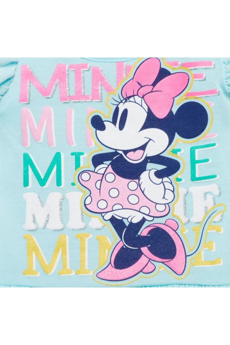 Minnie Mouse Tank Top & French Terry Shorts Set, Alternate, color, Blue