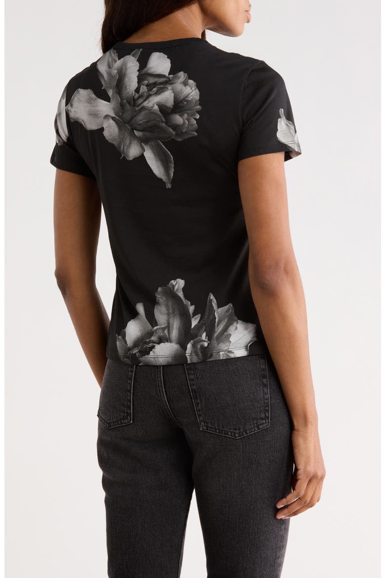 Bela Cotton T-Shirt, Alternate, color, IONE BLACK