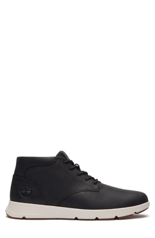 Timberland Parker Street Mid Top Sneaker In Black