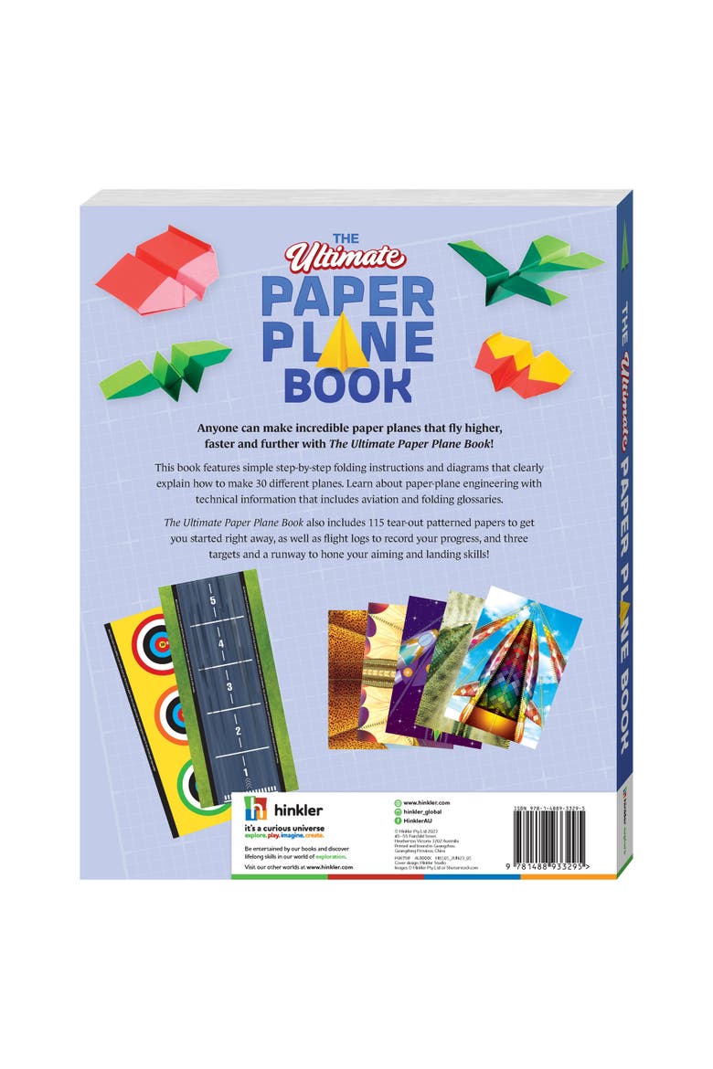 Ultimate Paper Plane Book, 352 Pages, Step by Step Project Instructions, Alternate, color, Multicolored
