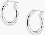 Aurate New York Silver Hoop Earrings