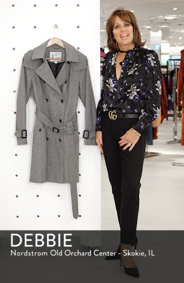 London Fog Double Breasted Trench Coat (Women) | Nordstromrack
