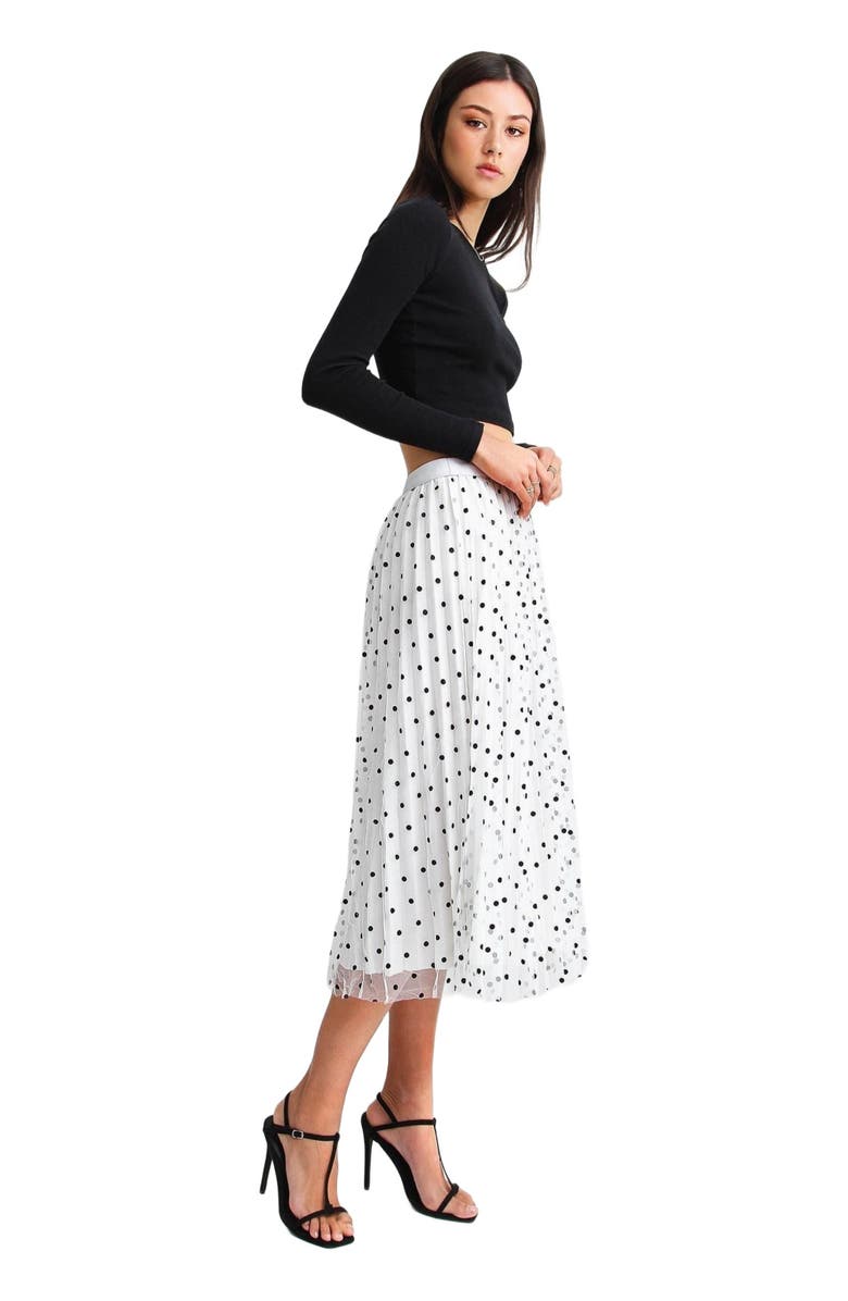 Belle & Bloom Mixed Feeling Reversible Skirt, Alternate, color, White