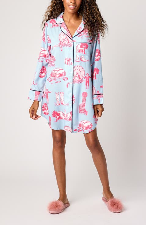 Dallas Toile Sleep Shirt