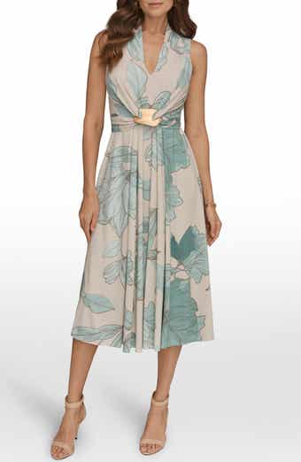 V-Neck A-Line Dress