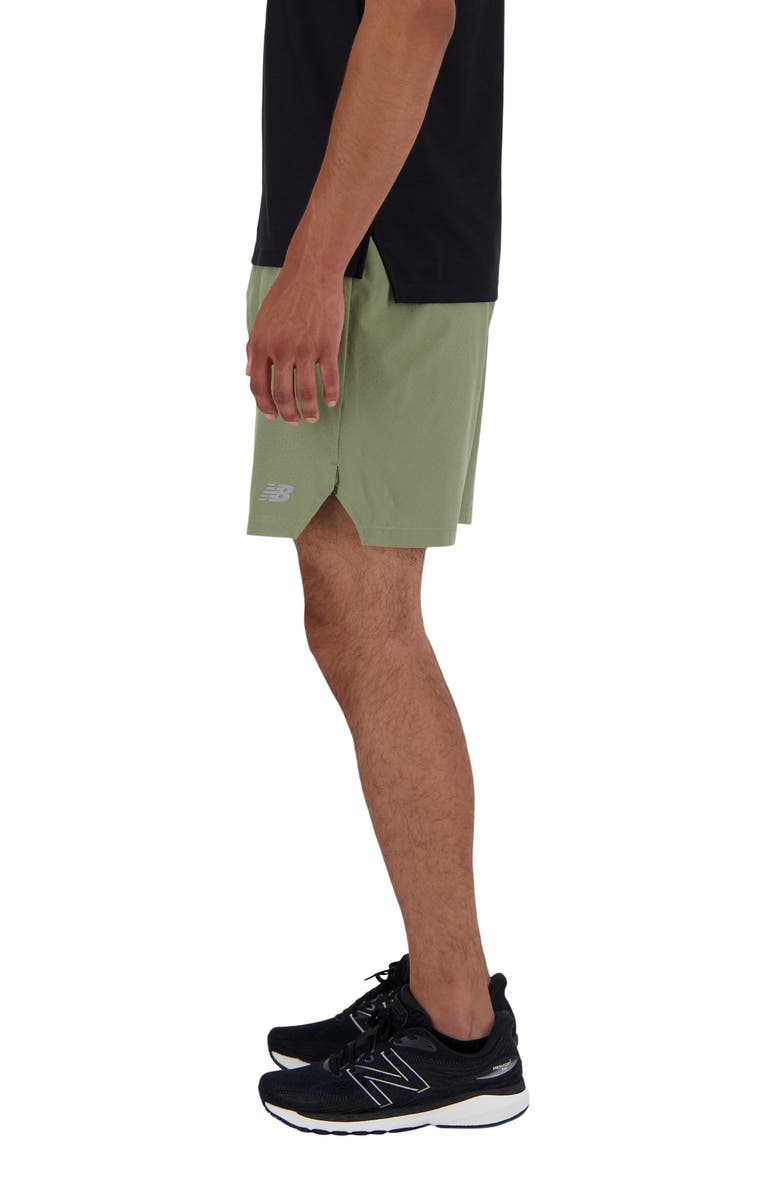 New Balance RC 7-Inch Seamless Running Shorts, Alternate, color, Dark Olivine