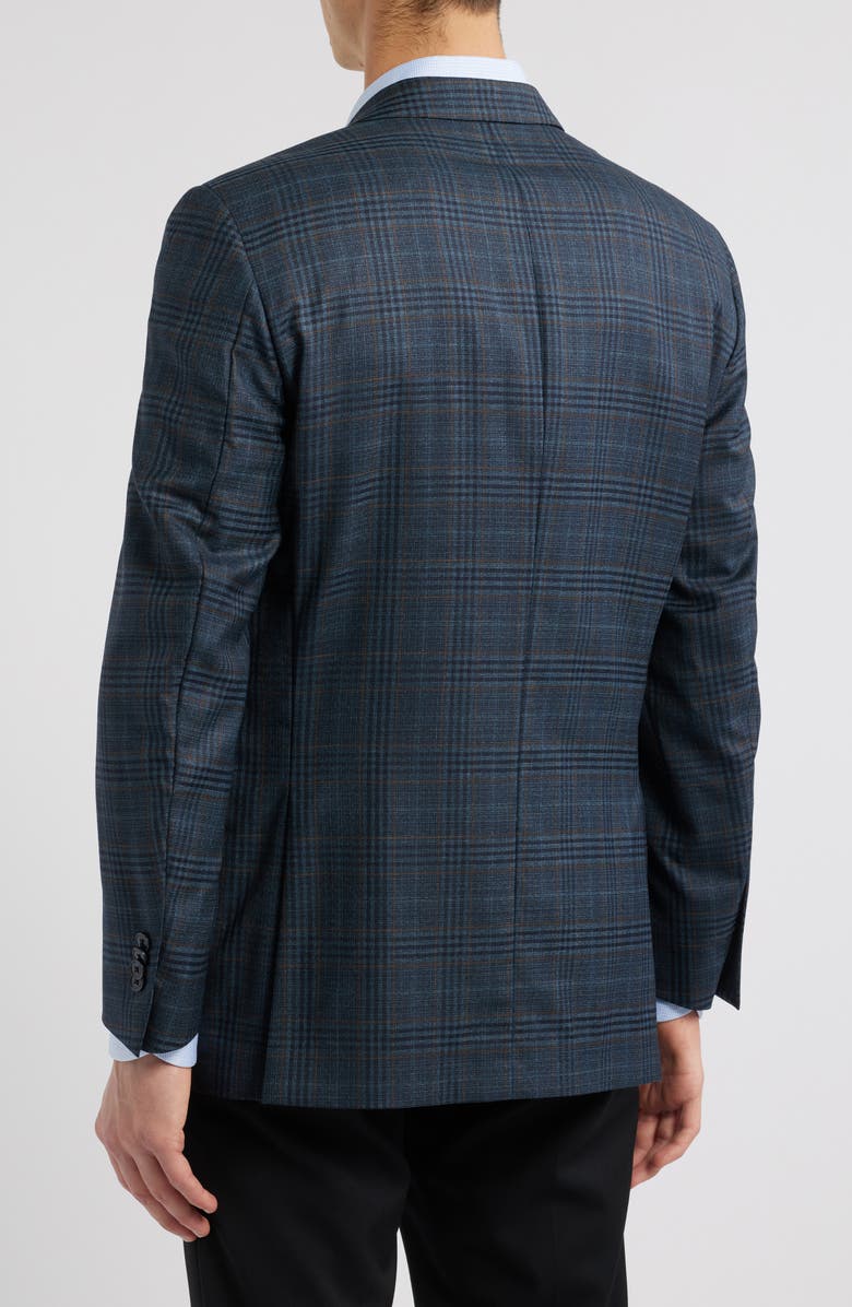 Peter Millar Flynn Classic Fit Plaid Wool Sport Coat, Alternate, color,