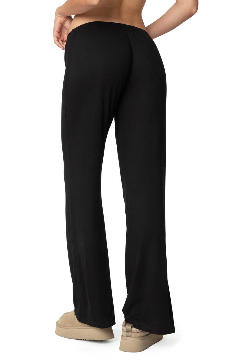 Justina Lounge Pants, Alternate, color, BLACK