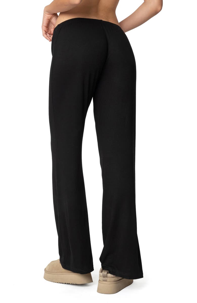 EDIKTED Justina Lounge Pants, Alternate, color, Black