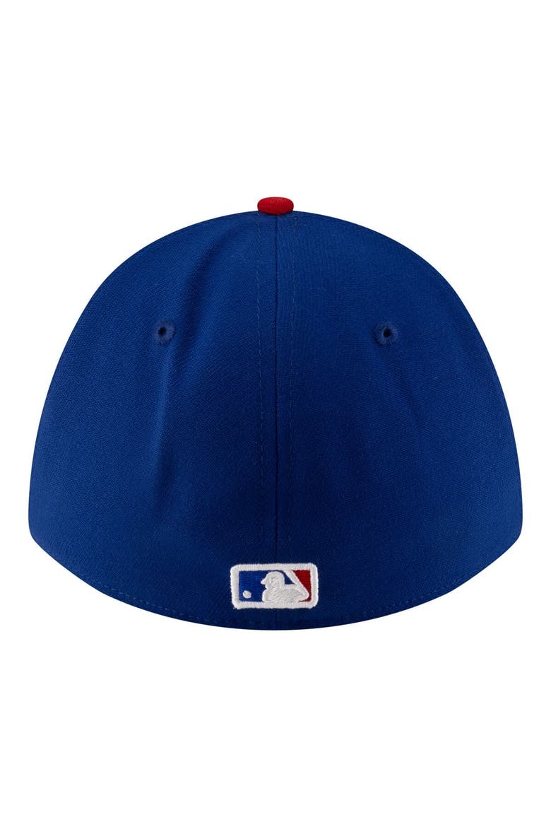 Men's New Era Royal Chicago Cubs 150th Anniversary 39THIRTY M-Crown Flex Hat, Alternate, color, Royal
