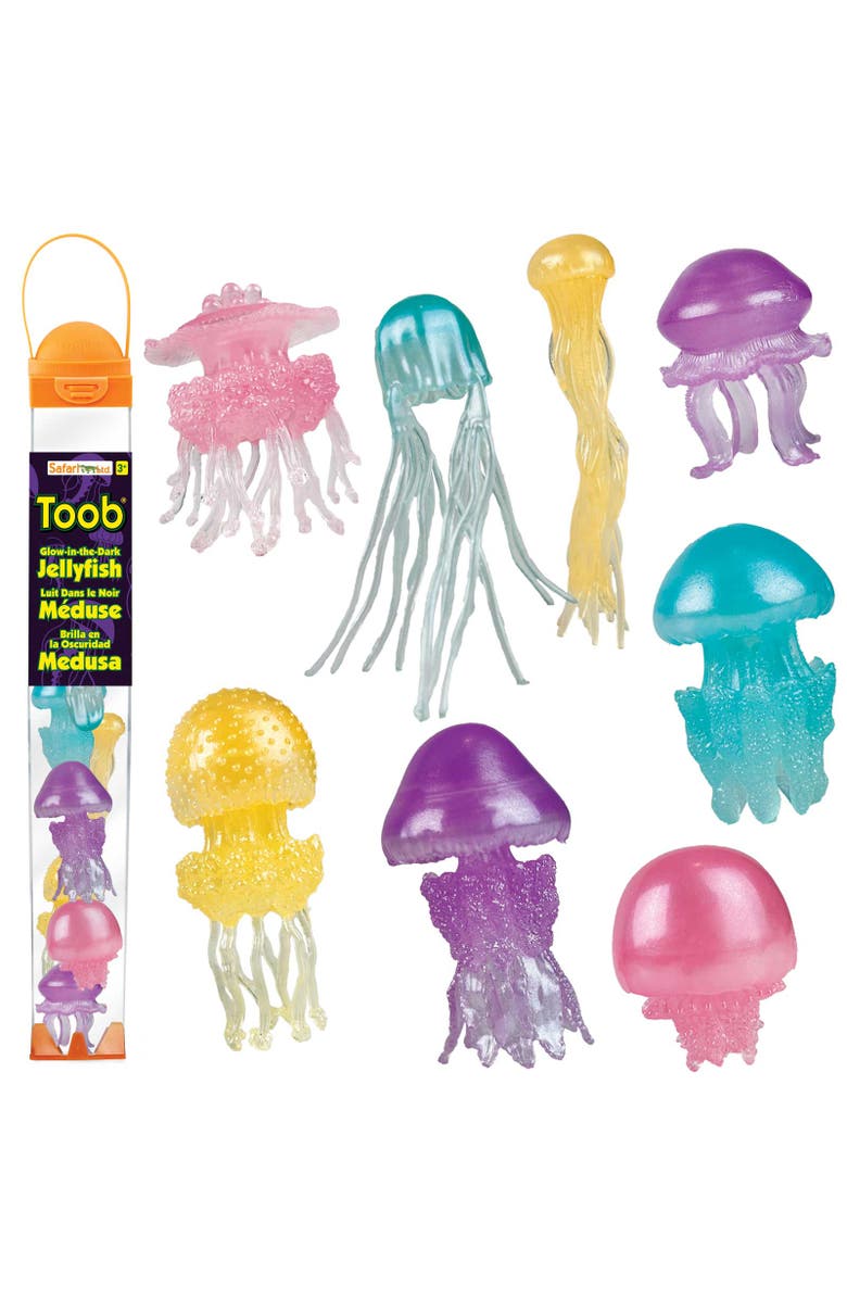 Safari Ltd. Jellyfish TOOB - contains 8 Mini Figurines, Main, color, NO COLOR