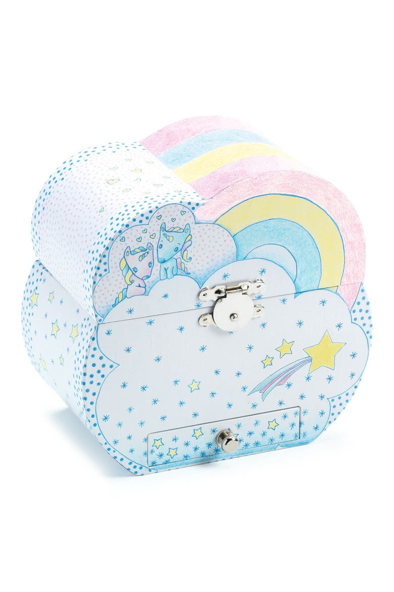 Unicorn Dream Musical Jewelry Box, Main, color, MULTI