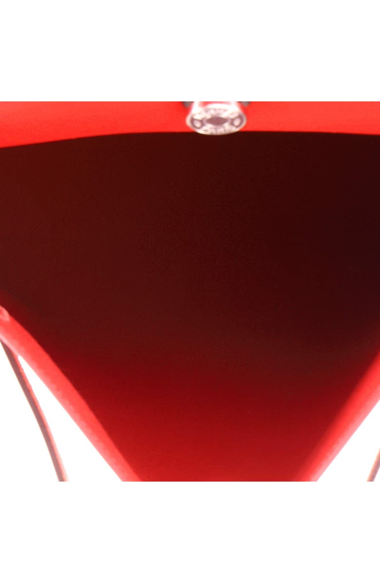 Pre-Owned Hermes Herbag Zip Leather and Toile 31, Alternate, color, Rouge Piment