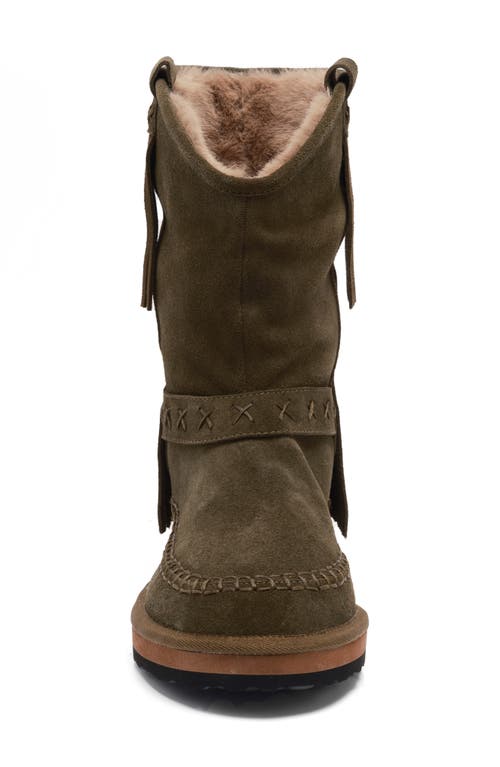 Free People Faye Fringe Faux Fur Boot
