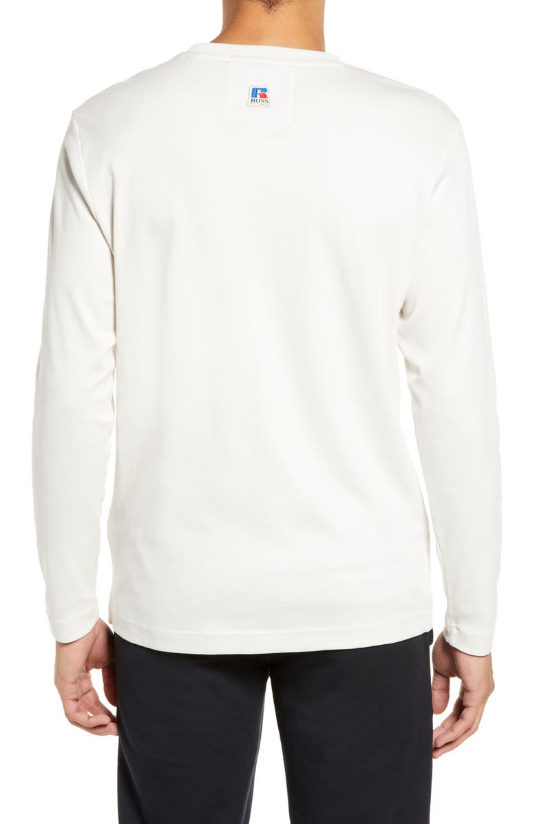 BOSS HUGO BOSS x Russell Athletic Ra Long Sleeve Logo Graphic Tee, Alternate, color, 