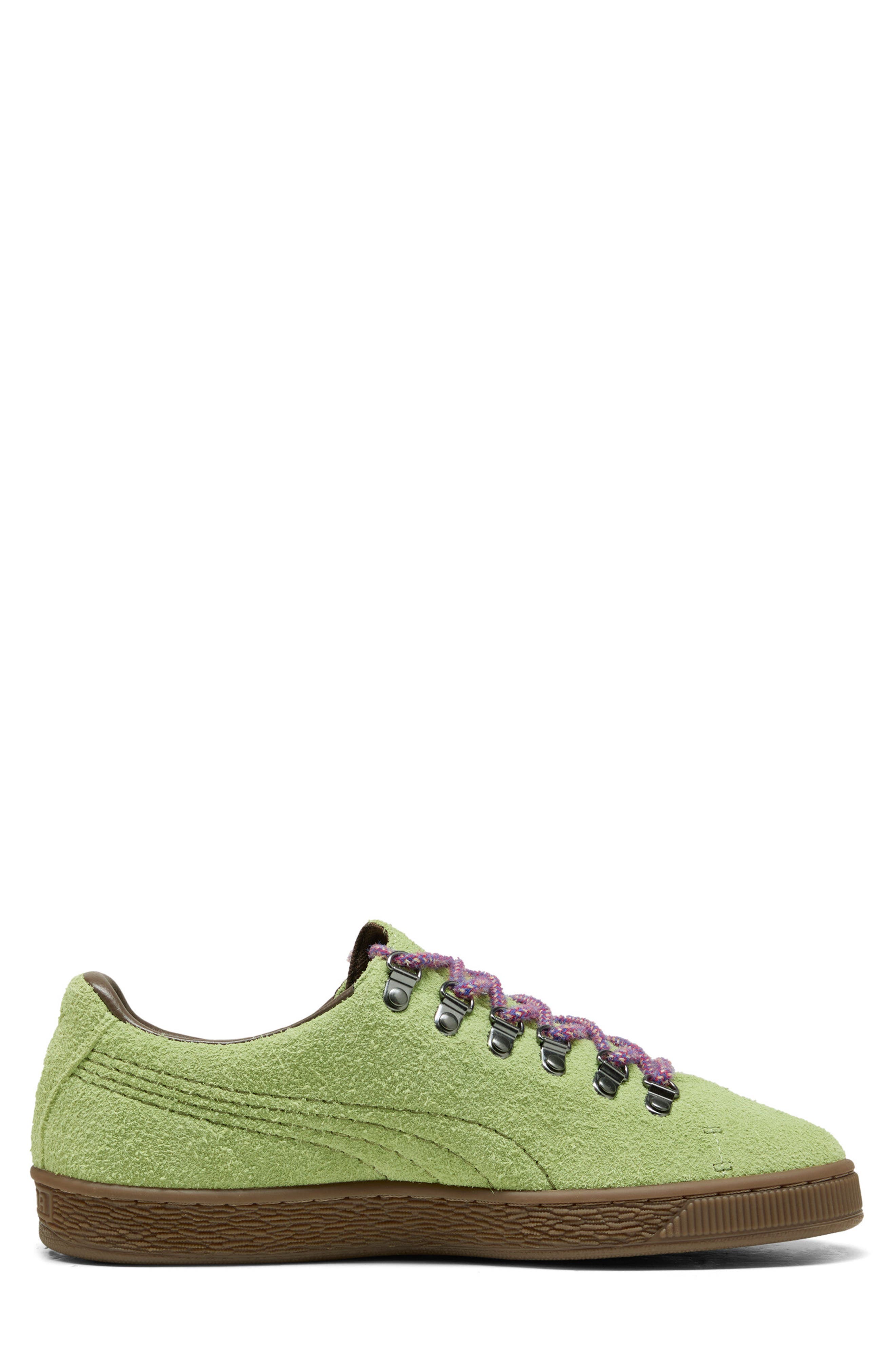 Suede Hike Sneaker, Alternate, color, WILD FERN/ GUM