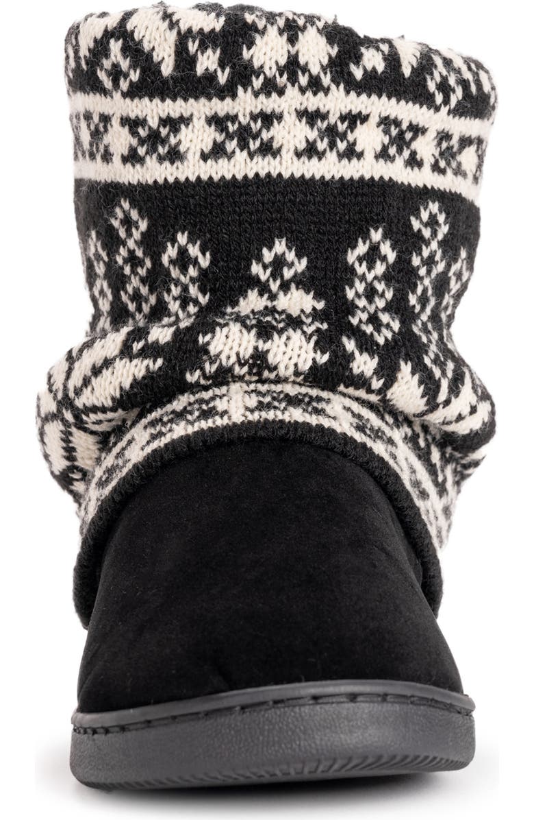 MUK LUKS Raquel Faux Fur Lined Indoor/Outdoor Bootie Slipper, Alternate, color,