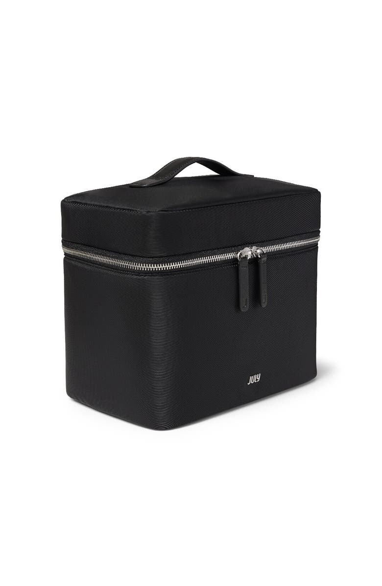 July Vanity Cosmetic Case, Alternate, color, Black
