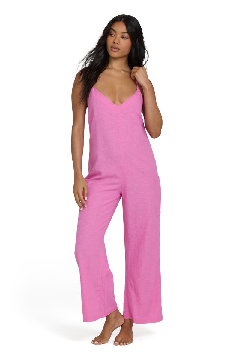 Billabong Day to Day Romper, Alternate, color, Party Pink
