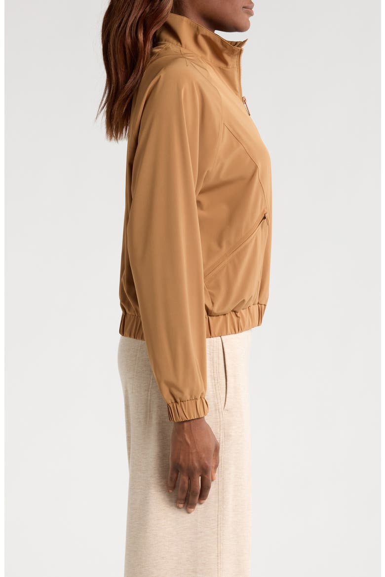 Travel Day Zip Jacket, Alternate, color, CHESTNUT
