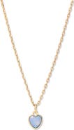 Brook and York Victoria Heart Opal Pendant Necklace