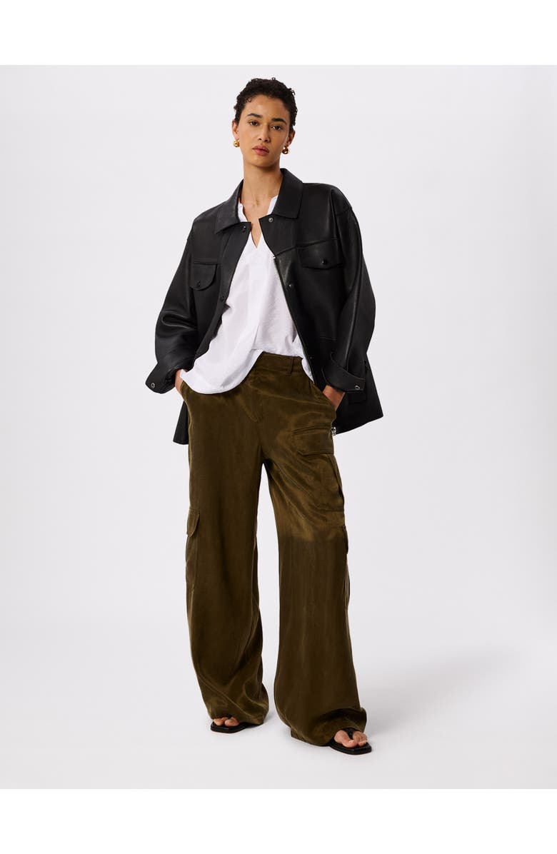 Whistles Sasha Relaxed Shirt, Alternate, color, White