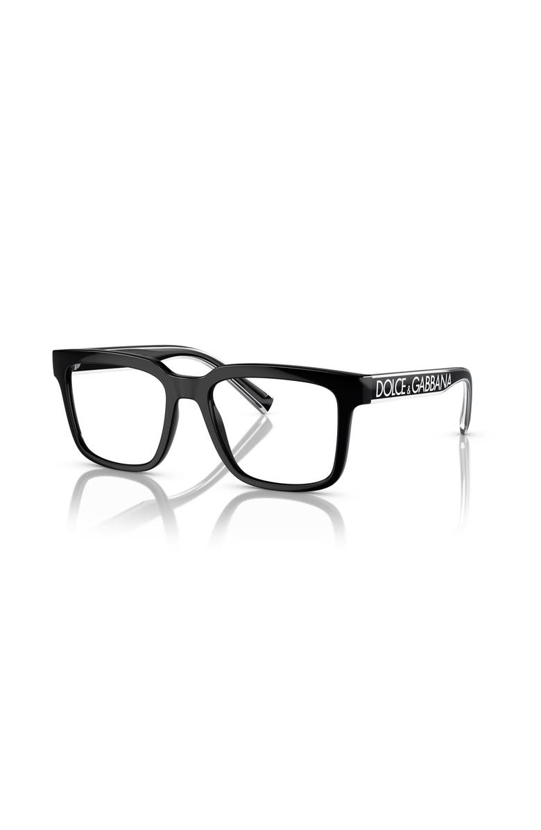 Dolce&Gabbana 52mm Square optical glasses, Main, color, Black