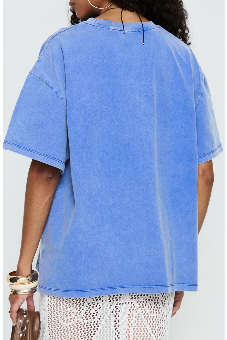 Watercolour Daydream Graphic Oversized T-Shirt, Alternate, color, WASHED BLUE