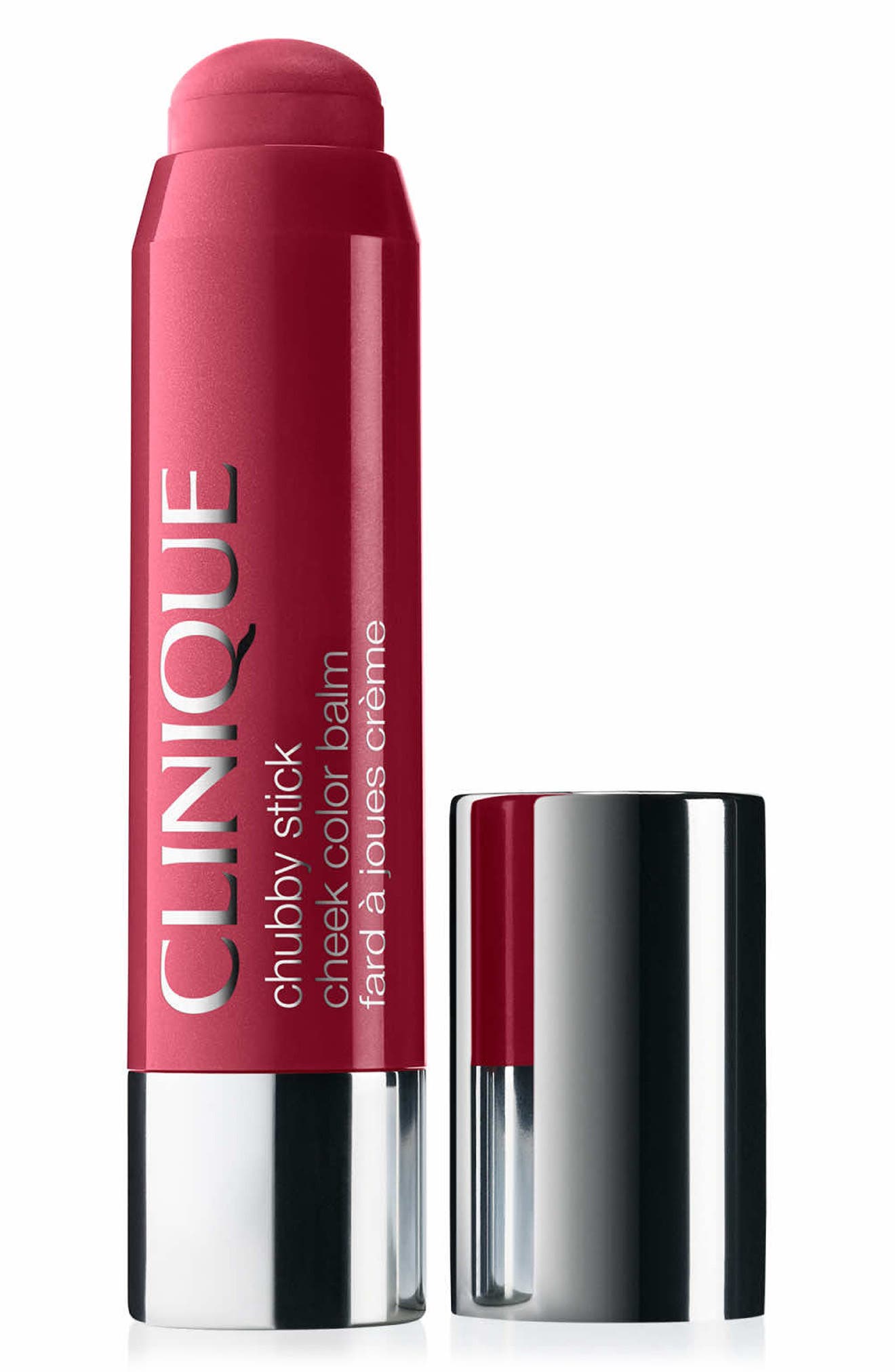 Clinique Chubby Stick Cheek Color Balm Cream Blush in Roly Poly Rosy at Nordstrom, Size 0.21 Oz