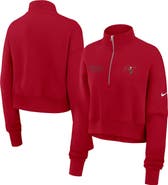 Nike Women's Nike Red Tampa Bay Buccaneers Primetime Phoenix Half-Zip Sweatshirt