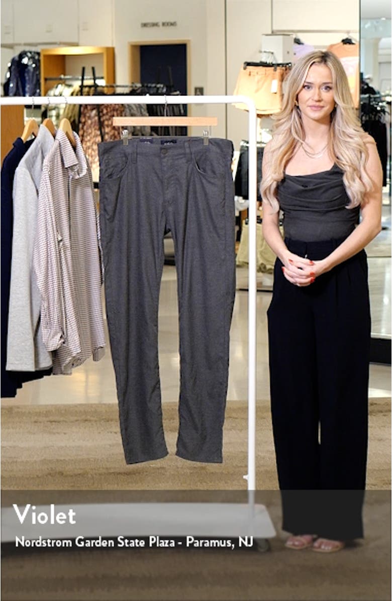 Courage Straight Leg Stretch Five-Pocket Pants, sales video thumbnail