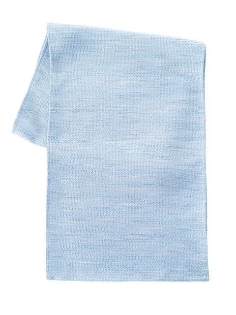 Bay View Blue Indoor Outdoor Table Runner