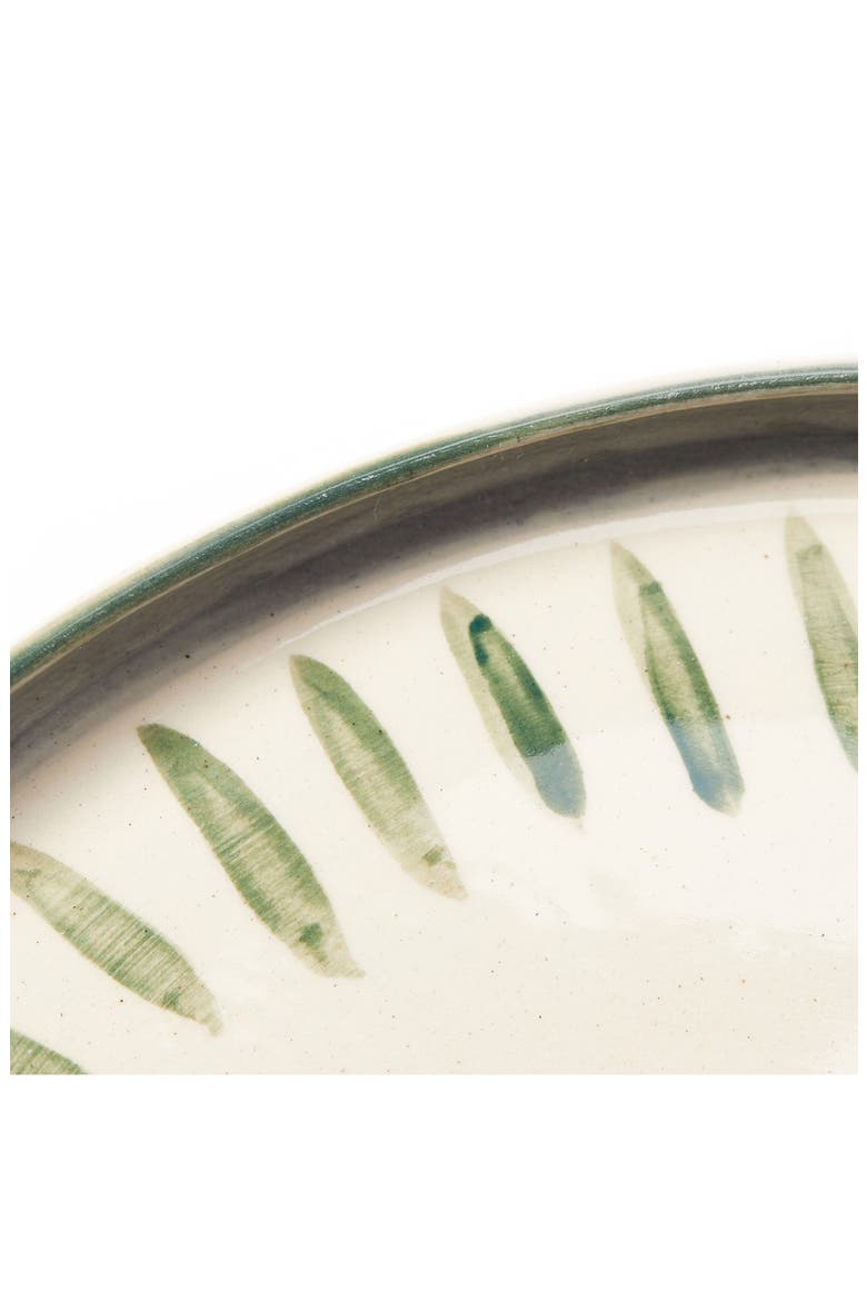Hand Painted Salad Plate, Alternate, color, WHITE