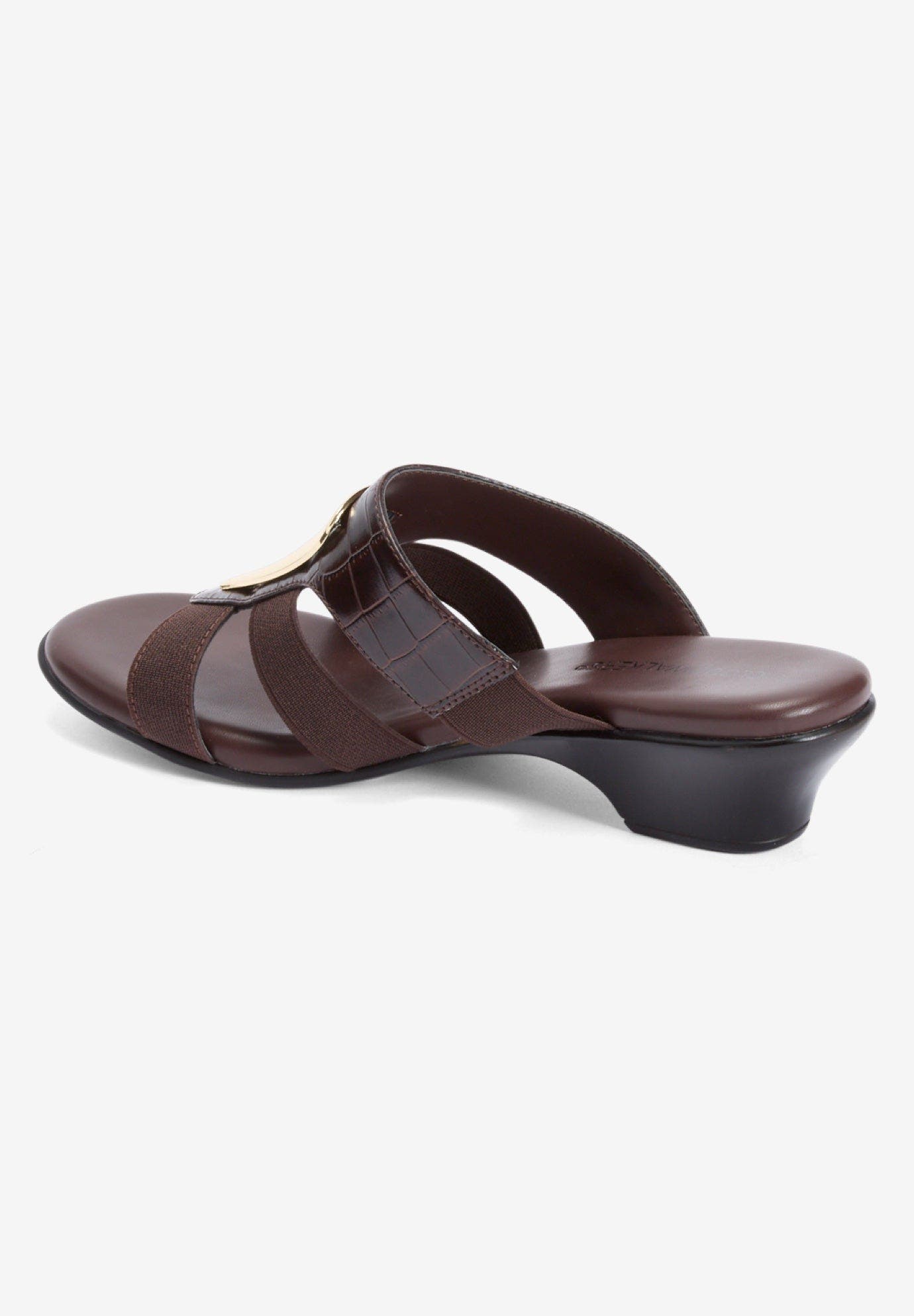 The Casey Slip On Mule, Alternate, color, CHOCOLATE