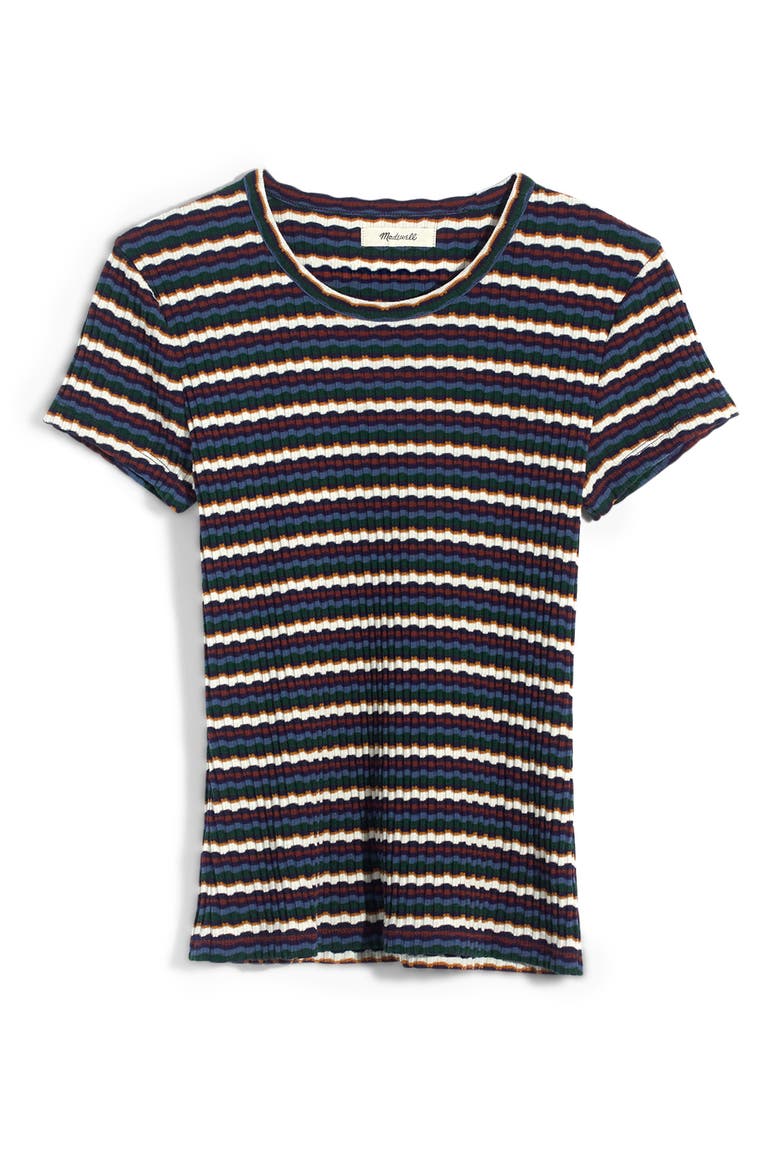 Ribbed Baby Tee, Alternate, color, WHITE WASH