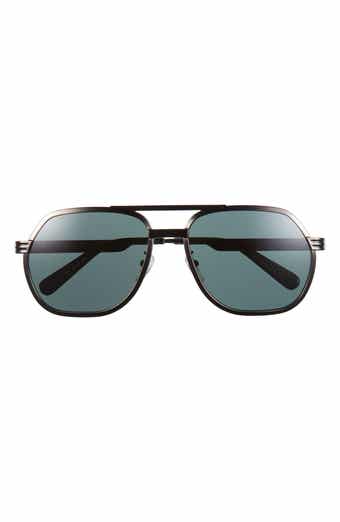 Gucci 60mm Aviator Sunglasses
